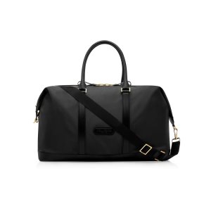 Bagage À Main Tom Ford Recycled Nylon Holdall Homme Noir | YIBPF-1976