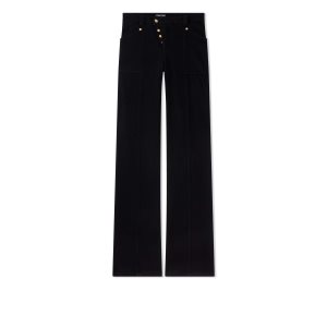 Jean Tom Ford Confort Larges Leg Femme Noir | DEUYG-6495
