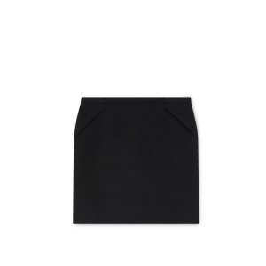 Jupe Tom Ford Double Cady Stretch Mini Femme Noir | KADYH-2758