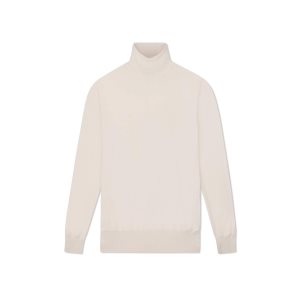 Knitwear Tom Ford Fine Gauge Cashmere Silk Roll Neck Homme Blanche | RWBDT-8906