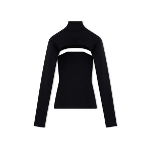 Knitwear Tom Ford Stretch Laine Rib Two Pieces Femme Noir | SRUQL-9143