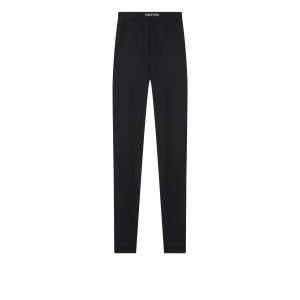Leggings Tom Ford Stretch Lycra Logoed Femme Noir | MAECD-5374