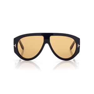 Lunettes de Soleil Tom Ford Bronson Femme Noir Marron | VSKJI-3247