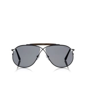 Lunettes de Soleil Tom Ford Tom N.6 Homme Noir | BOTPK-1253