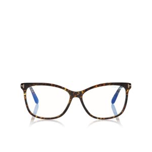 Optique Tom Ford Blue Block Cat Eye Magnetic Femme Turquoise | GOLNC-5673