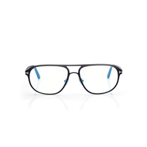 Optique Tom Ford Blue Block Navigator Homme Noir | LQHUY-1972