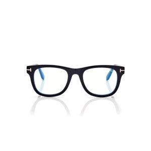 Optique Tom Ford Blue Block Square Homme Noir | IDOCR-9537
