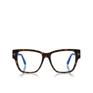 Optique Tom Ford Blue Block Square Shape Homme Noir | VGLFM-7809