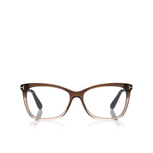 Optique Tom Ford Thin Butterfly Frame Femme Rouge | CBGRU-2640