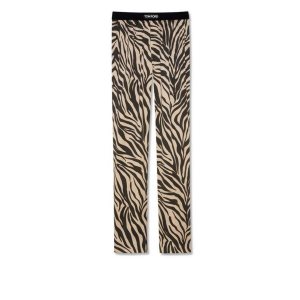 Pantalon De Pyjama Tom Ford Printed Silk Homme Marron | KTPRC-7943