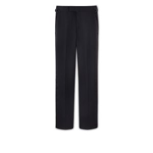 Pantalon Tom Ford Black Mohair O'Connor Evening Trousers Homme Noir | OABTN-7546