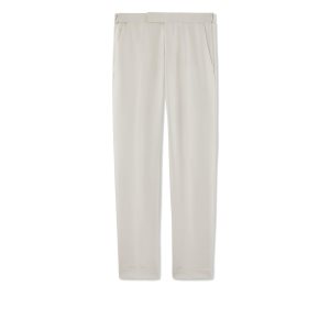 Pantalon Tom Ford Organza Reverse Twill Cooper Trouser Homme Beige Vert | KVCIH-4192