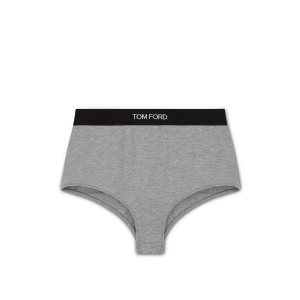 Pantalons Tom Ford Modal Signature Briefs Femme Grise | VPKTH-7049