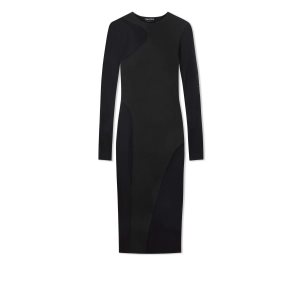 Peignoir Tom Ford Crepe Jersey Tubino Femme Noir | FDHGW-7610