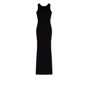 Peignoir Tom Ford Loose Micro Costa Jersey Gown Femme Noir | RWQKO-6301