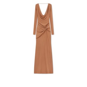 Peignoir Tom Ford Microcosta Jersey Criss Cross Evening Femme Parfait | IXSMK-1839