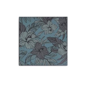 Pochettes De Costume Tom Ford Hibiscus Floral Silk Homme Grise | FLOIC-0285