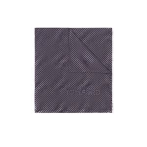 Pochettes De Costume Tom Ford Twill Jacquard Homme Violette Clair | OAQGU-7635