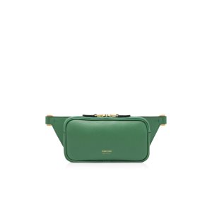 Sac Banane Tom Ford Grain Cuir Small Zip Homme Menthe | PBADI-1784