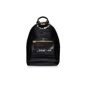 Sacs À Dos Tom Ford Printed Alligator Buckley Homme Noir | VBXKO-0142