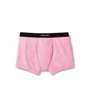 Slips Tom Ford Coton Boxer Homme Rose | ZPBRI-0682