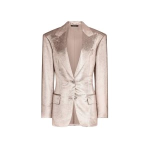 Vestes Tom Ford Iridescent Sable' Tailored Femme Doré | FEISX-7964